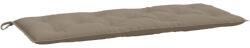 vidaXL tópszínű oxford szövet kerti padpárna 120 x 50 x 7 cm 1.4 kg (361591)