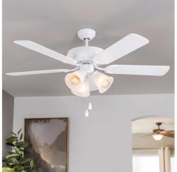 EGLO 35076 - Ventilator de tavan LAS PALMAS 3xE27/40W/230V alb (EG35076A)