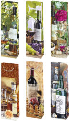  Színes Bottles papír italtáska 12x40x9 cm (PKK768179)
