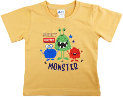  Rövid ujjú fiú póló monster mintával (00755036110)