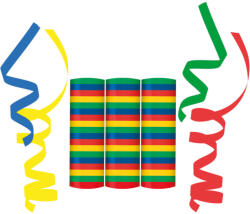  Színes Mixed szerpentin 3 db-os (PNN89180) - sandori