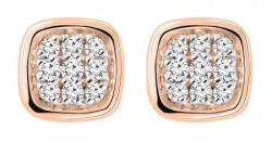  Victoria Rose gold színű fehér köves fülbevaló (VBKAB74600)