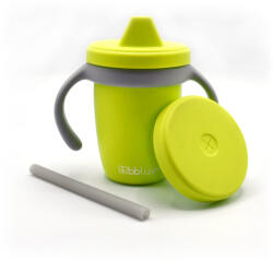  Bblüv Küp szilikon itatópohár - lime (B0174L)