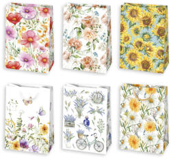  Virág Wildflowers papír ajándéktasak, ajándékzacskó 23x32x11 cm (PKK769534)