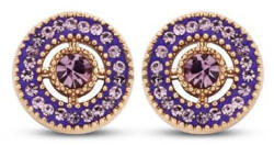  Victoria Rose gold színű rózsaszín köves fülbevaló (VBKAB83900) - sandori