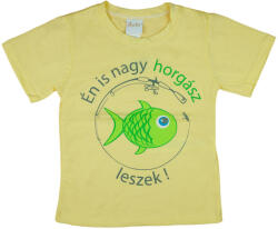  Én is nagy horgász leszek! " feliratos rövid ujjú fiú póló (22765038146)
