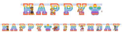  Mancs Őrjárat Color Paws Happy Birthday felirat 180 cm (DPA9914241)