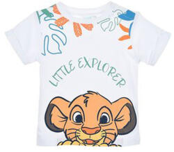  Disney Az Oroszlánkirály Little Explorer White baba póló, felső 6-24 hó (SNXYE00056W)