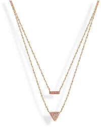  Victoria Rose gold színű rózsaszín köves nyaklánc (VBKACA82649) - sandori