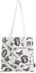  Wednesday Black shopping bag, bevásárlótáska 39 cm (CEP2100005556) - sandori