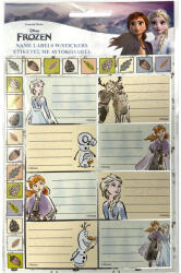  Disney Jégvarázs Adventure füzetcímke matricával 16 db-os (GIM77180849)