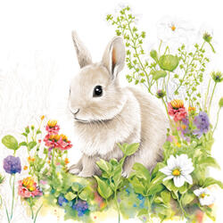  Húsvét Little Bunny szalvéta 20 db-os 33x33 cm (PKK765321) - sandori