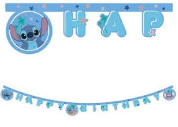 Disney Lilo és Stitch, A csillagkutya Angel Happy Birthday felirat FSC 2 m (PNN96912)