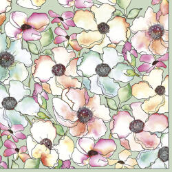 Virág Meadow on Sage szalvéta 20 db-os 33x33 cm (PKK045705) - sandori