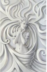 Media "Istennő, márvány, női arc 2" fotótapéta, 135 x 225 cm (FOTOTAP3978)