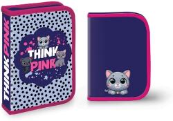 S-Cool Penar echipat S-Cool Think Pink cu sclipici SC3261 Penar