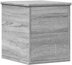 vidaXL szürke sonoma színű szerelt fa tárolóláda 30 x 35 x 35 cm 5.95 kg (840672)