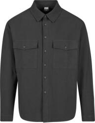 Urban Classics Basic férfi ing, fekete S INTL (UTTN524_7)