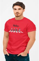 D&B The Hobbits Férfi/Unisex Póló, Piros, M (MOM0001Red)