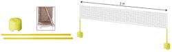 Tremblay Állítható tollaslabda-, mini tenisz- és röplabdaháló szett - TREMBLAY FT99 (FT99) - sportjatekshop