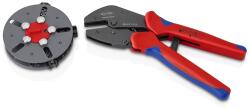 KNIPEX 97 33 03 MultiCrimp® Krimpelő fogó cseretárral többkomponensű markolat barnított 250mm (97 33 03)
