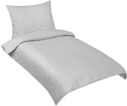 BellaTEX LUX 91/041 UNI pamut ágynemű, világosszürke, 140×200 + 70×90 cm (14724)