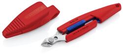 KNIPEX 78 03 150 V01 Slim Knips szerszámtokban Finomvágó fogó ütésálló műanyag ház 158 mm (78 03 150 V01)