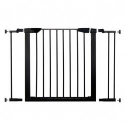 Sersimo Poarta de siguranta Safety Gate pentru scari, ajustabila 97-103 cm, din otel, neagra (SPRI-SG0002AB)