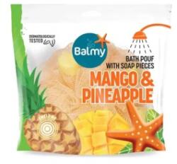 Balmy Set 2 x Floare de Masaj cu Perle de Sapun, Parfum Mango si Ananas, Balmy, 23.2 g