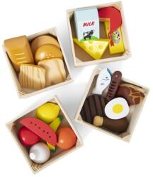 Melissa & Doug Melissa & Doug, Mancare, set de jucarii din lemn, 21 de piese Bucatarie copii