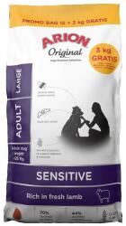 ARION Original Sensitive Adult Large Lamb Rice 15 kg (12 + 3 kg gratis)