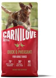 CARNILOVE Active Dog Duck and Pheasant Adult 12 kg kacsa és fácán, felnőtt kutyák számára