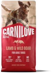 CARNILOVE Active Dog Lamb and Wild Boar Adult 12 kg bárányhús és vaddisznó, felnőtt kutyák számára