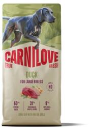 CARNILOVE True Fresh Dog Duck Junior Large 12 kg száraz táp friss kacsával nagytestű kölyökkutyáknak
