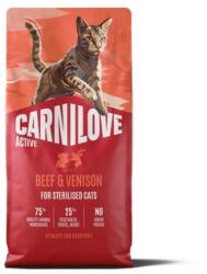 CARNILOVE Active Cat Beef and Venison Sterilised 6 kg marha és szarvas, ivartalanított macskák számára