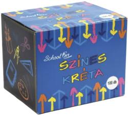 SCHOOL ART Táblakréta SCHOOL ART színes kerek 100 darabos KBEX0009 (KBEX0009)