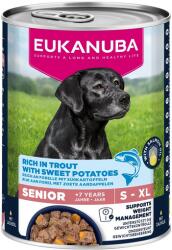 EUKANUBA Life Care Senior Rich in Trout 400 g pasztet idősebb kutyák számára gazdag pisztrángban és édesburgonyában