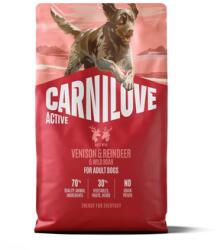 CARNILOVE Active Dog Venison and Reindeer Adult 4 kg szarvasgomba, rénszarvas és vaddisznó, felnőtt kutyák számára