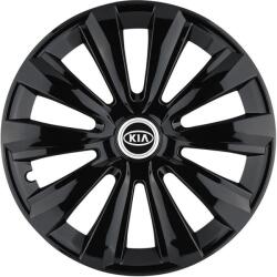AutoHelix MSA Set 4 Capace Roti, potrivite jantelor de R15, pentru Kia, model delta negru (13924)