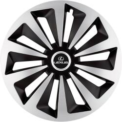 AutoHelix MSA Set 4 capace roti Fox Gri-Negru R17 pentru gama auto Lexus (15527)