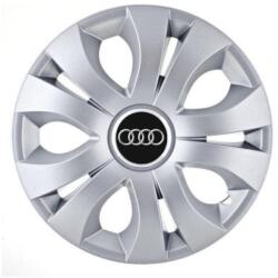 AutoHelix MSA Set 4 Capace Roti 15 inchi (R15), Compatibil Cu Audi, model Top Gri (20328)