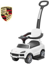 Milly Mally Dětské odrážedlo s vodící tyčí Milly Mally Porsche Cayenne white - pepita