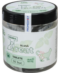 Promedivet Herba-Treat tablete pisici blana cutii 50 tbl*0.3gr