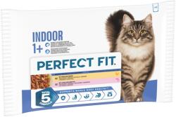 Perfect Fit 52x85g Perfect Fit Indoor 1+ csirke & lazac nedves macskatáp