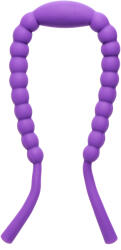 Frisky Oral Enhancing Hands Free Labia Spreader Purple Vibrator