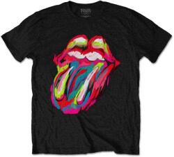 The Rolling Stones Sixty Brushstroke Tongue Black L Ing (RSTS185MB03)