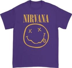 Nirvana Yellow Happy Face Purple M Дамски Риза (<![CDATA[NIRVTS04LPU02]]>)