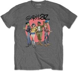 Gorillaz Group Circle Rise Charcoal Grey XL Ing (GORTS04MC04)