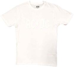 AC/DC Logo Hi-Build White M Ing (ACDCTS103MW02)