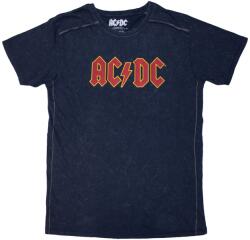 AC/DC Logo Wash Navy Blue L Ing (ACDCSWASH04MN03)